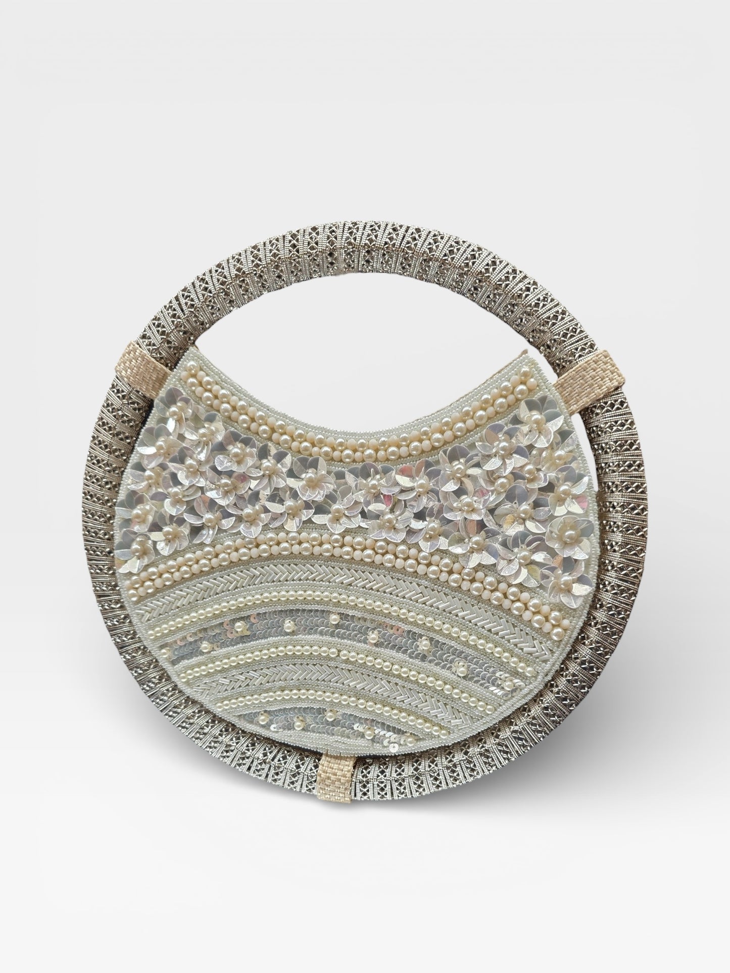 Swarna Ivory Ring Bag