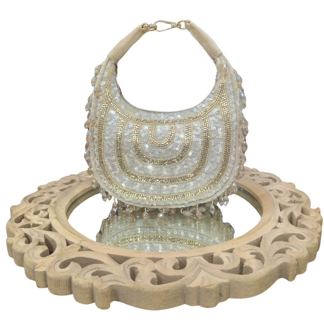 Chand Glam Gold Crystal Bag