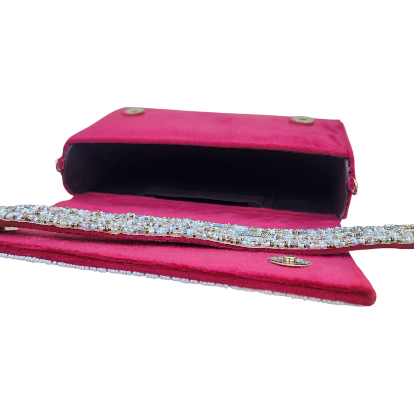 Rangrez Red FlapOver Box Clutch