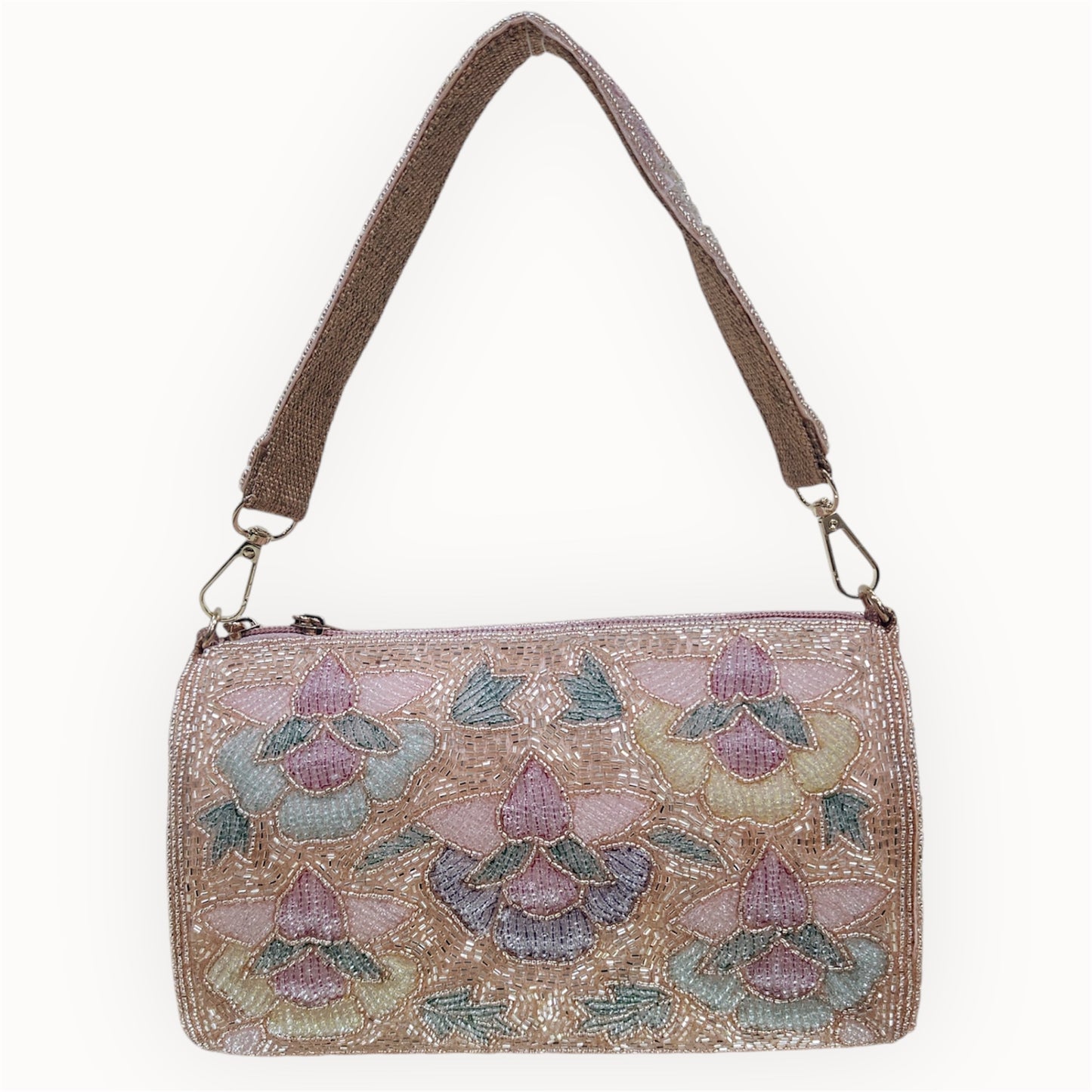 Phoolkari Rose Gold Bag