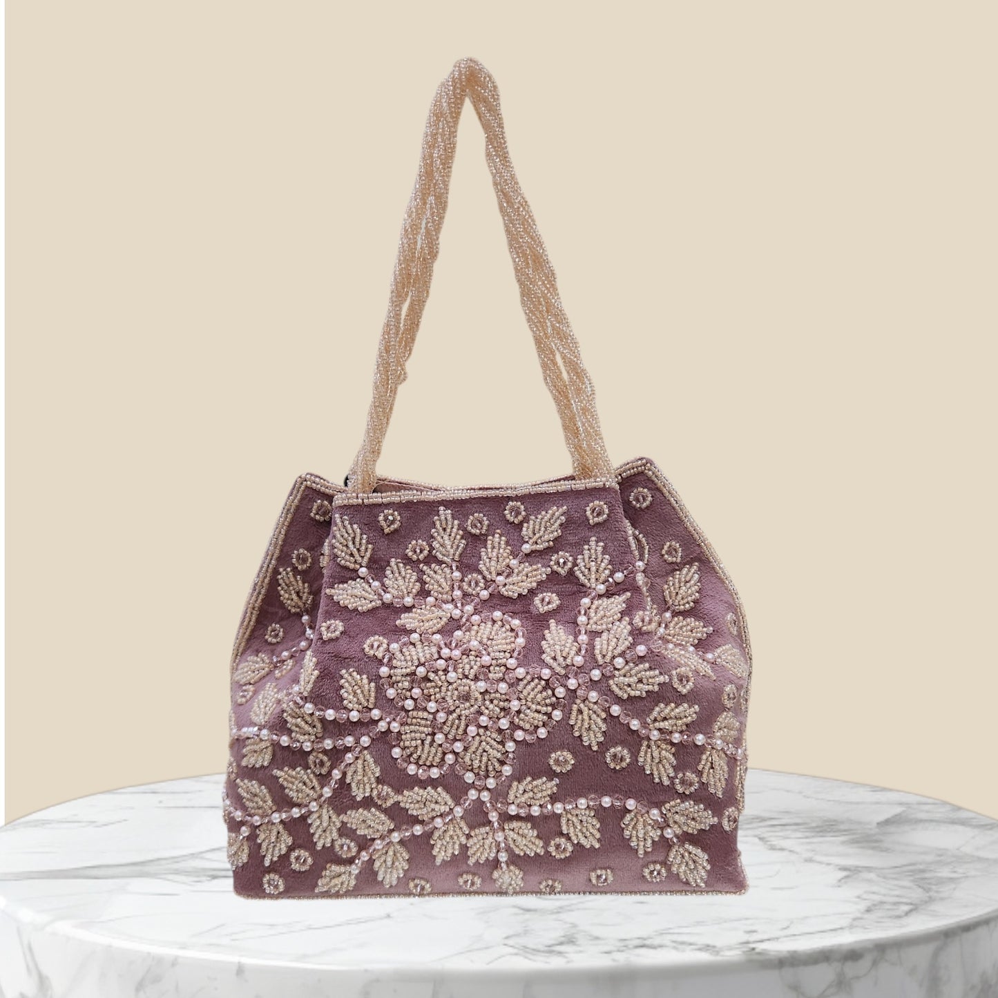 Kanaklata Rose Gold Potli