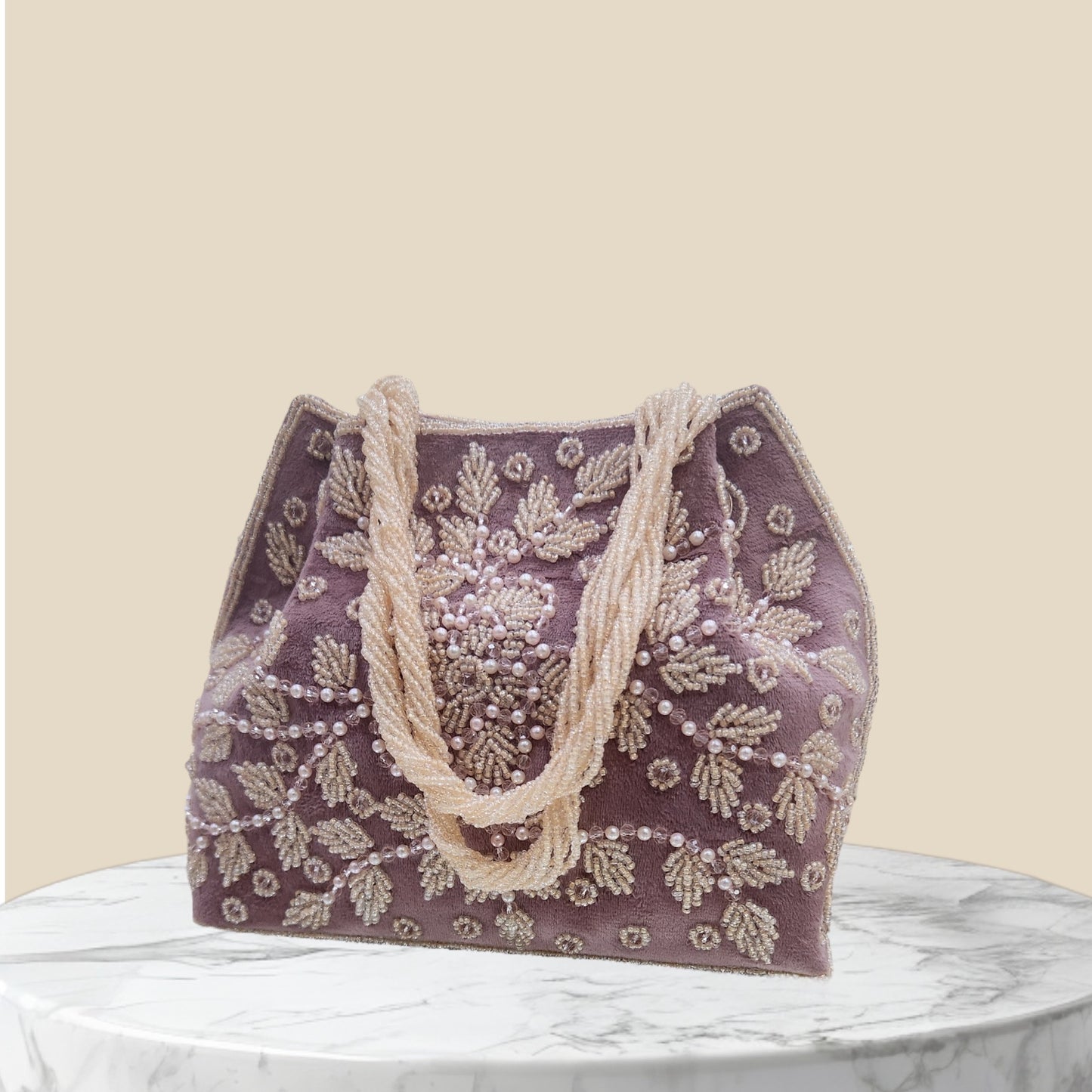 Kanaklata Rose Gold Potli