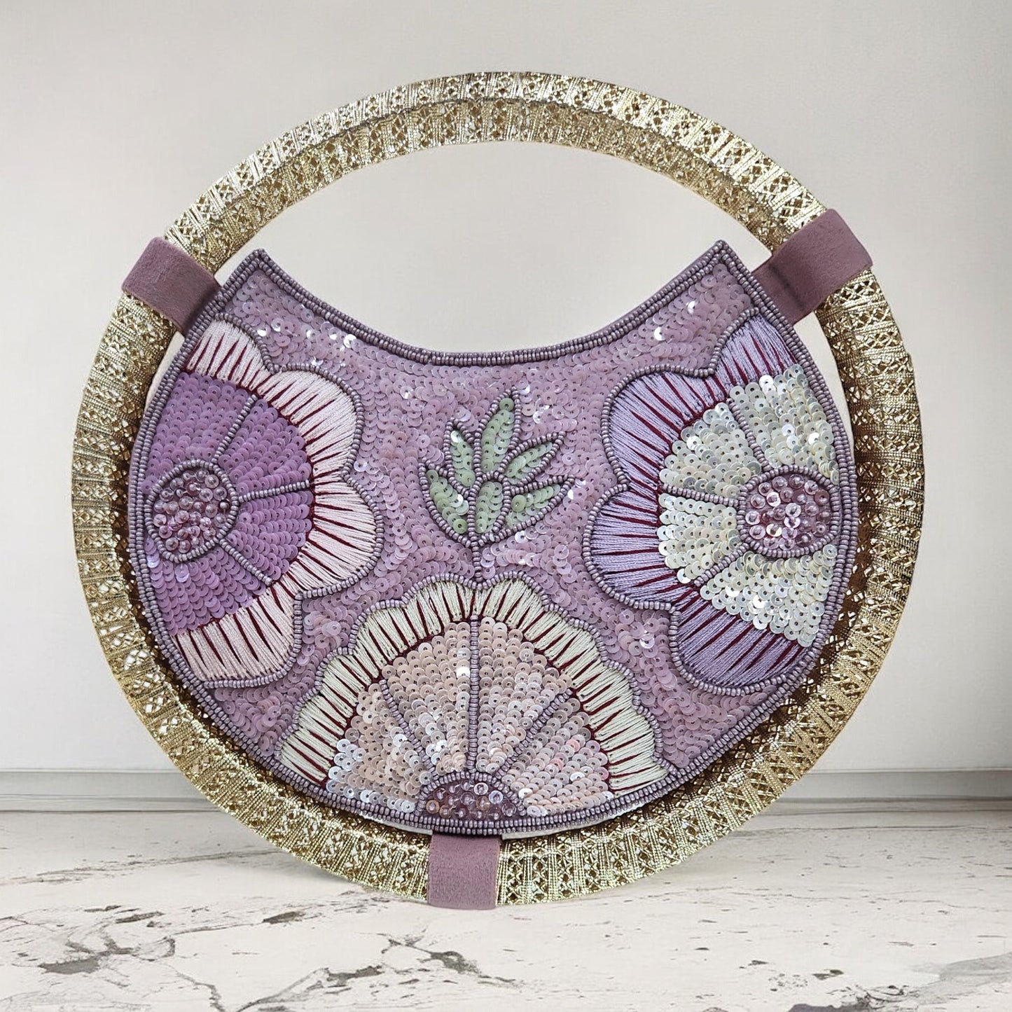 Varnika Purple Ring Bag
