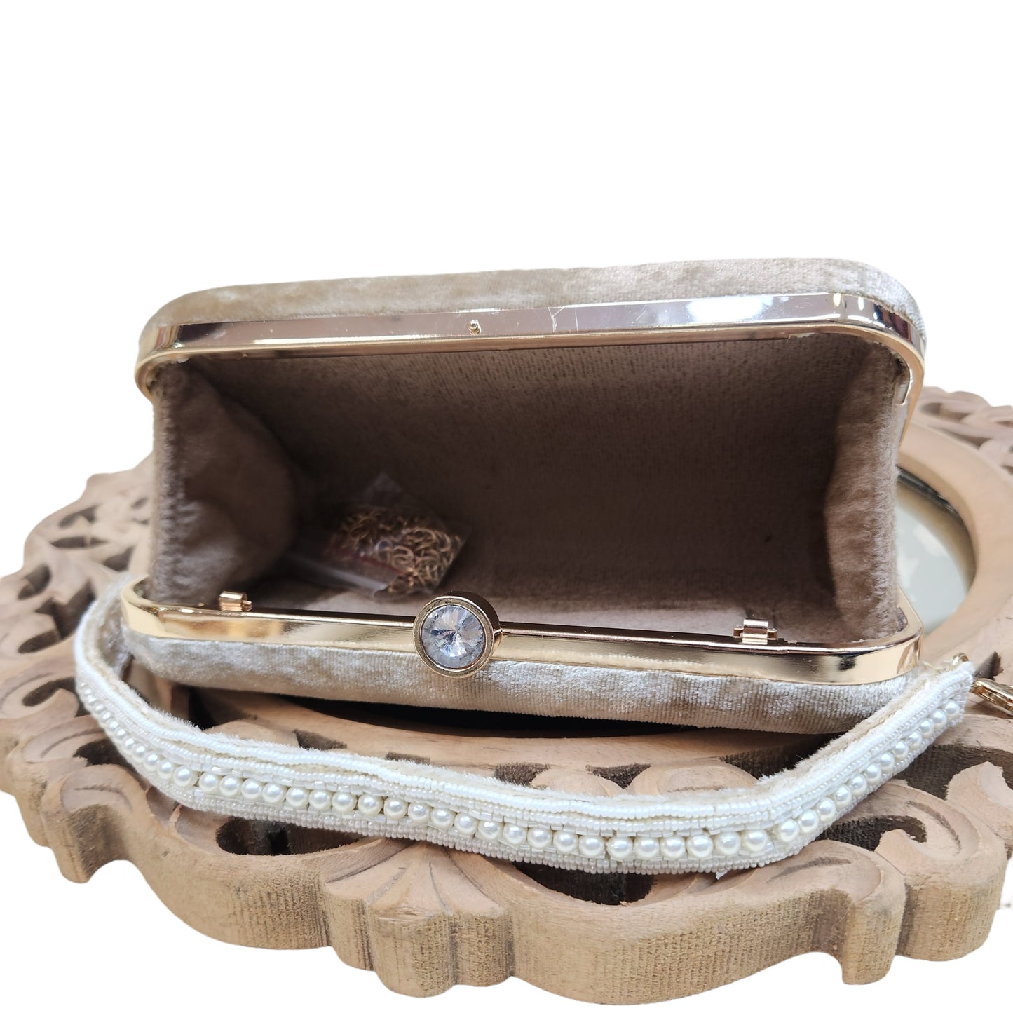Evil Eye Gold Box Clutch