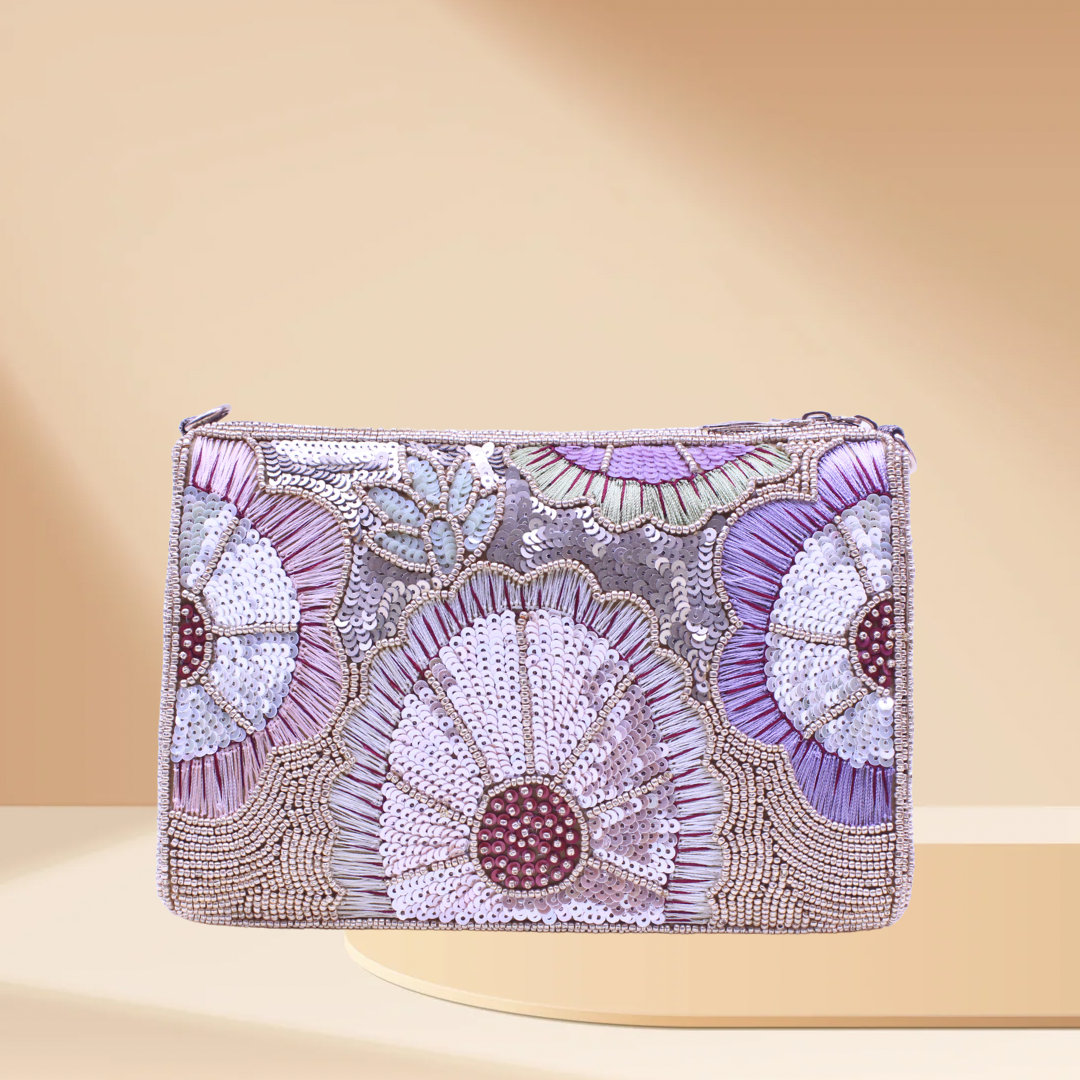 Glow Garden Antique Gold Bag