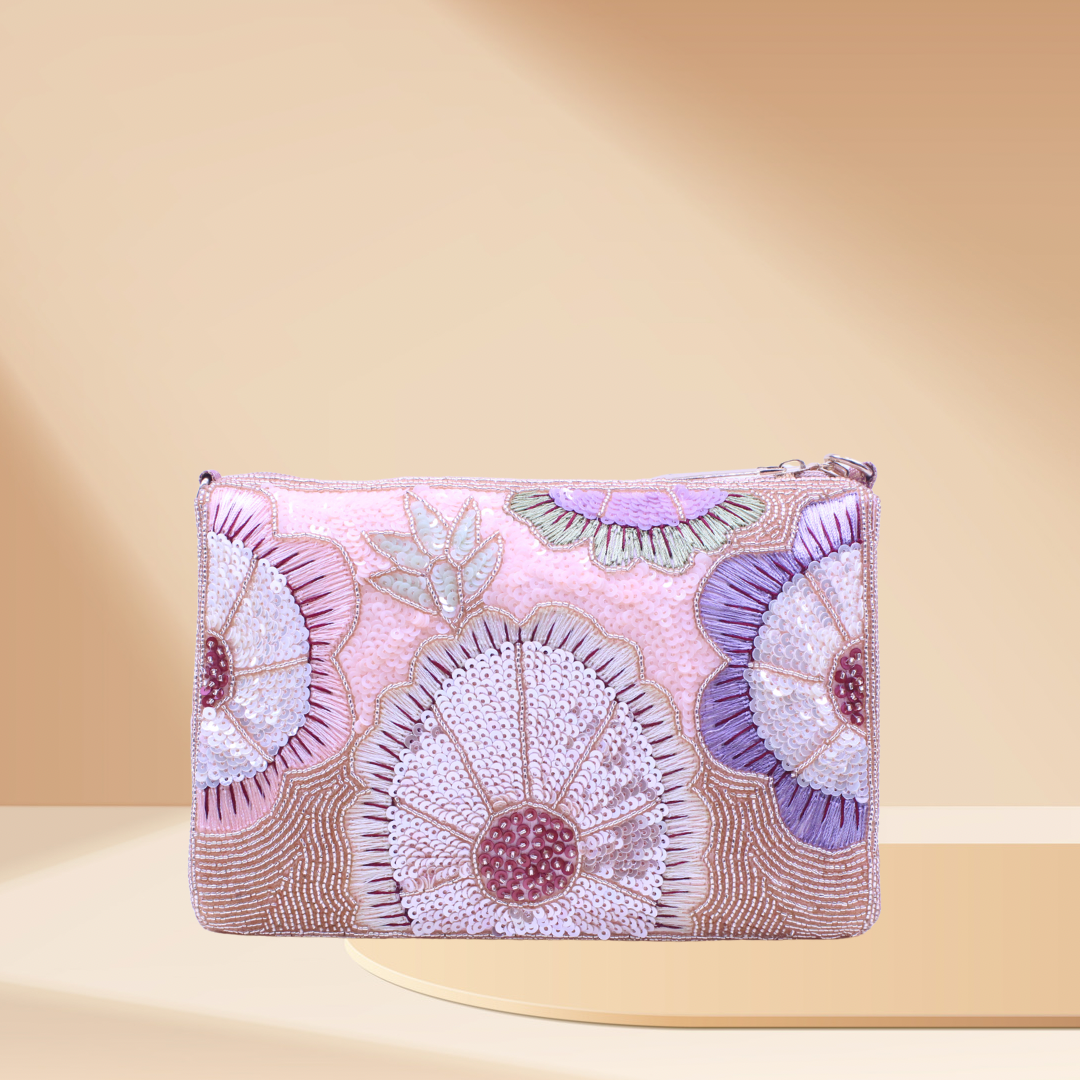 Glow Garden Rose Gold Bag