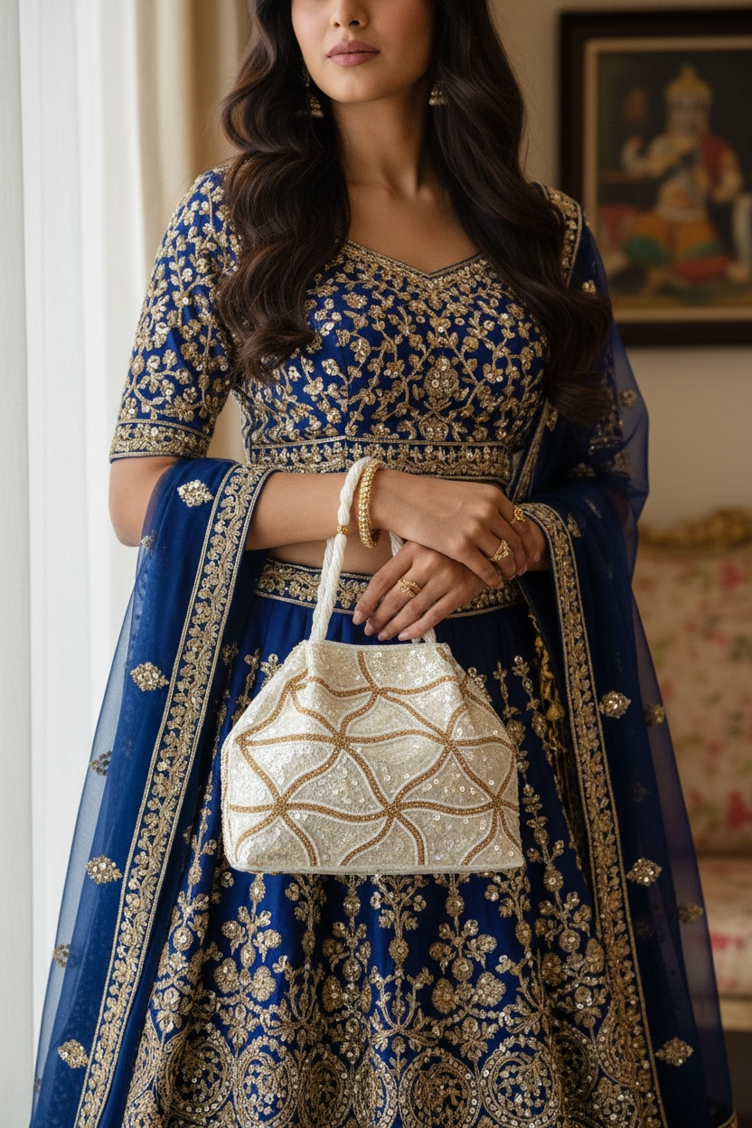 Trikon Ivory 3 Magnet Potli