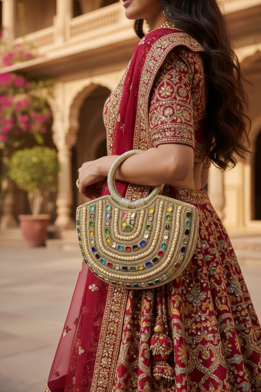 Navratna Gold Kada Bag
