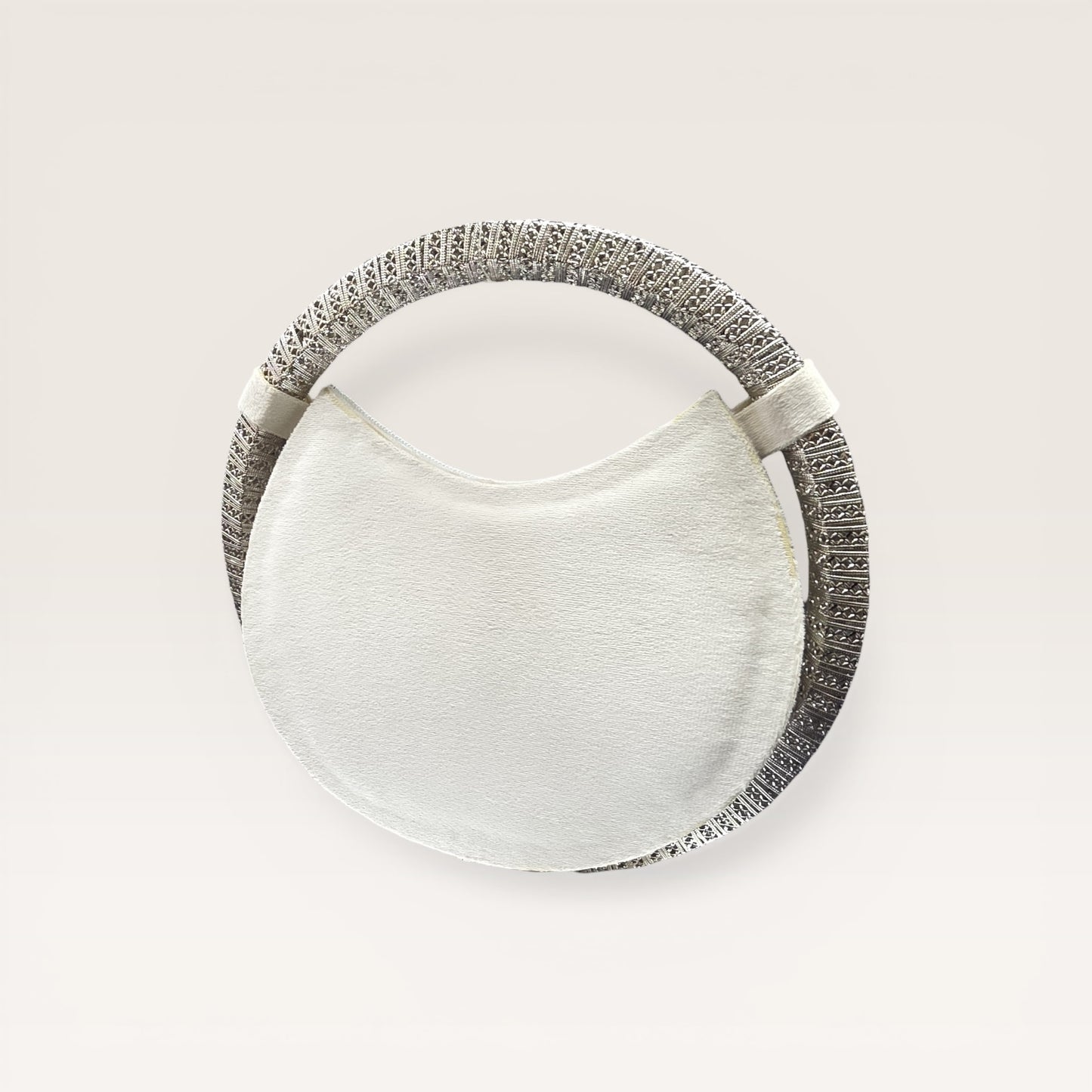Rivaayat Cream Ring Bag
