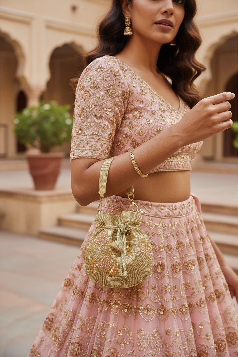 Hiranya Gold Mini Potli