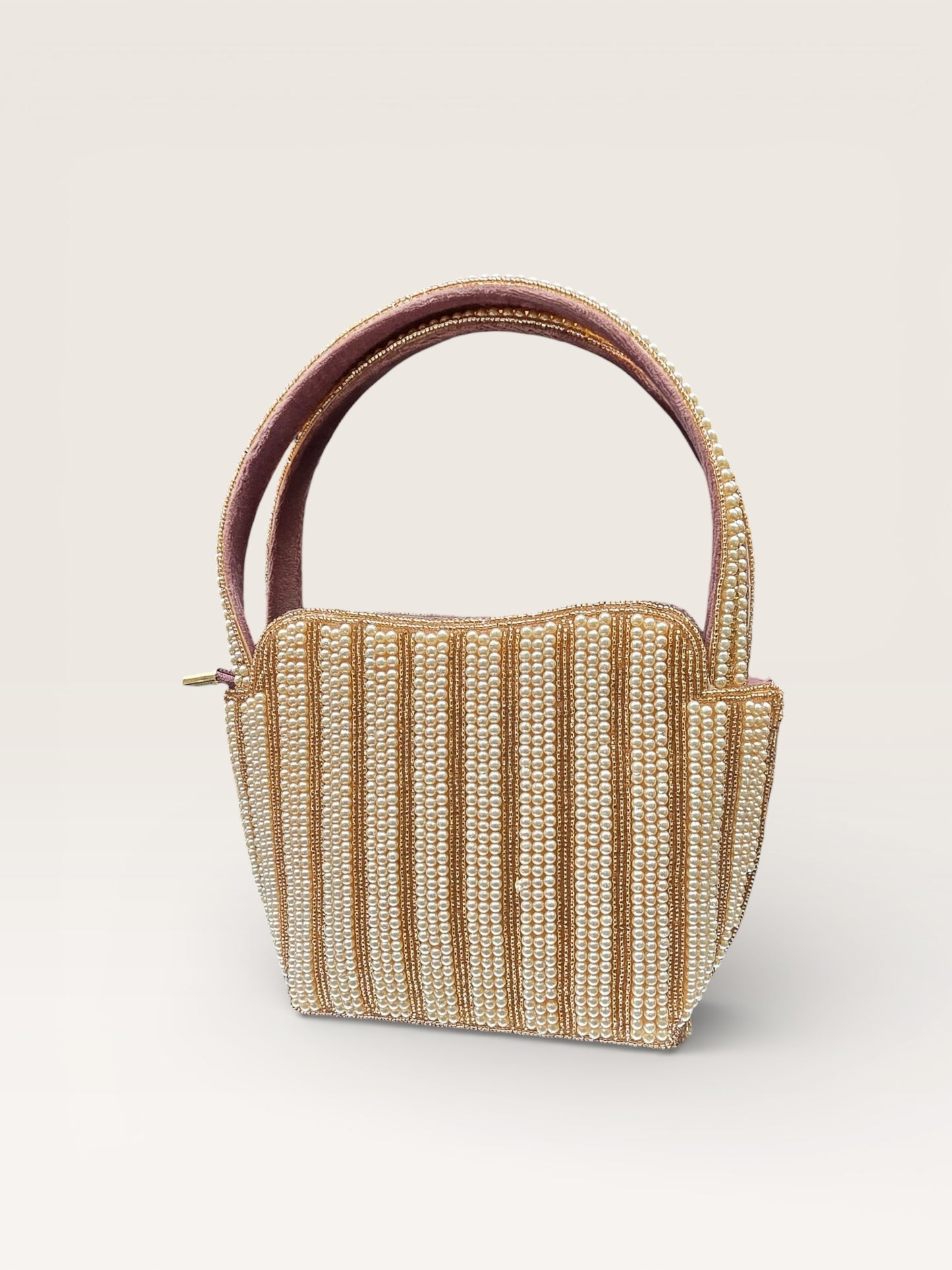 Rose Gold Tarika Pearl Bag