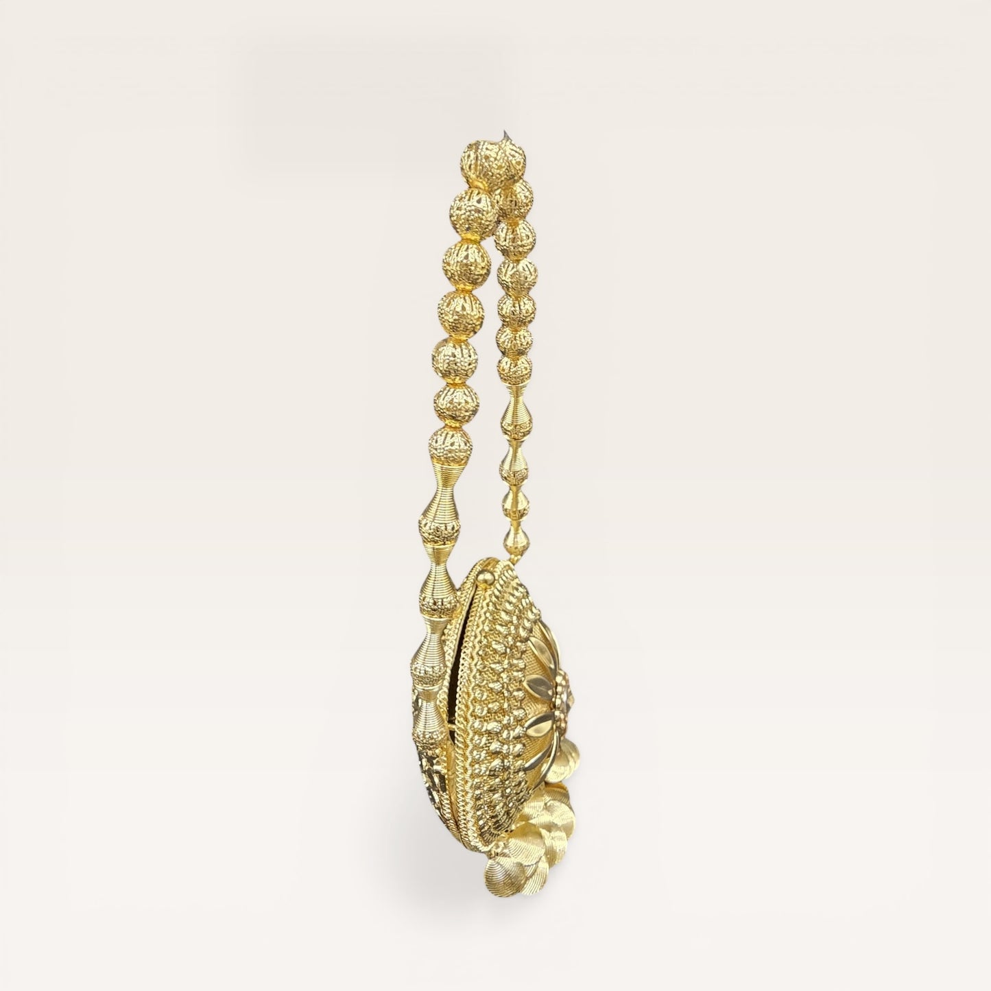 Halo Nano Gold Mini Brass Clutch