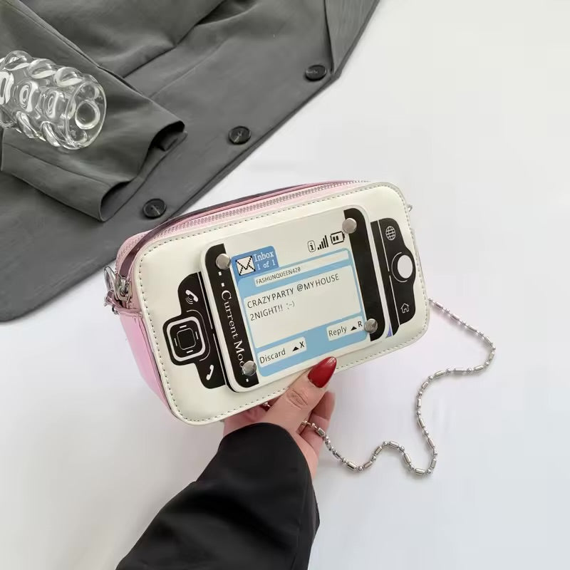 Quirky Slider Phone Cross Body Bag