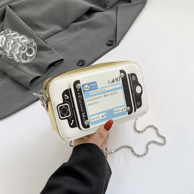 Quirky Slider Phone Cross Body Bag