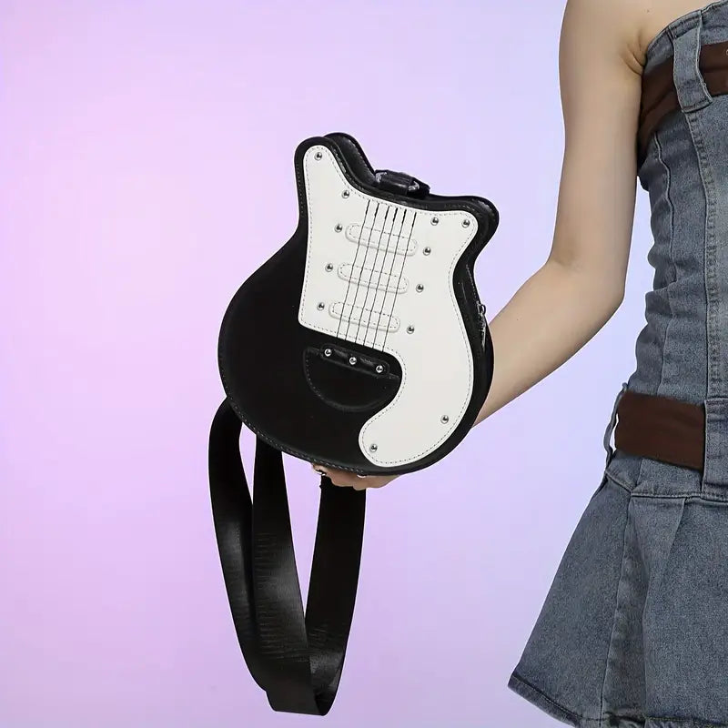 Guitar Pink Crossbody Bag
