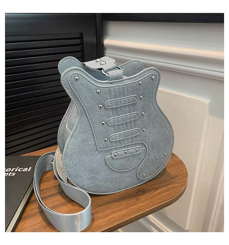 Guitar Pink Crossbody Bag