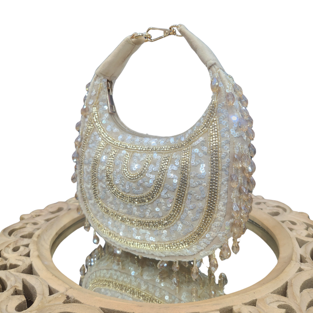 Chand Glam Gold Crystal Bag