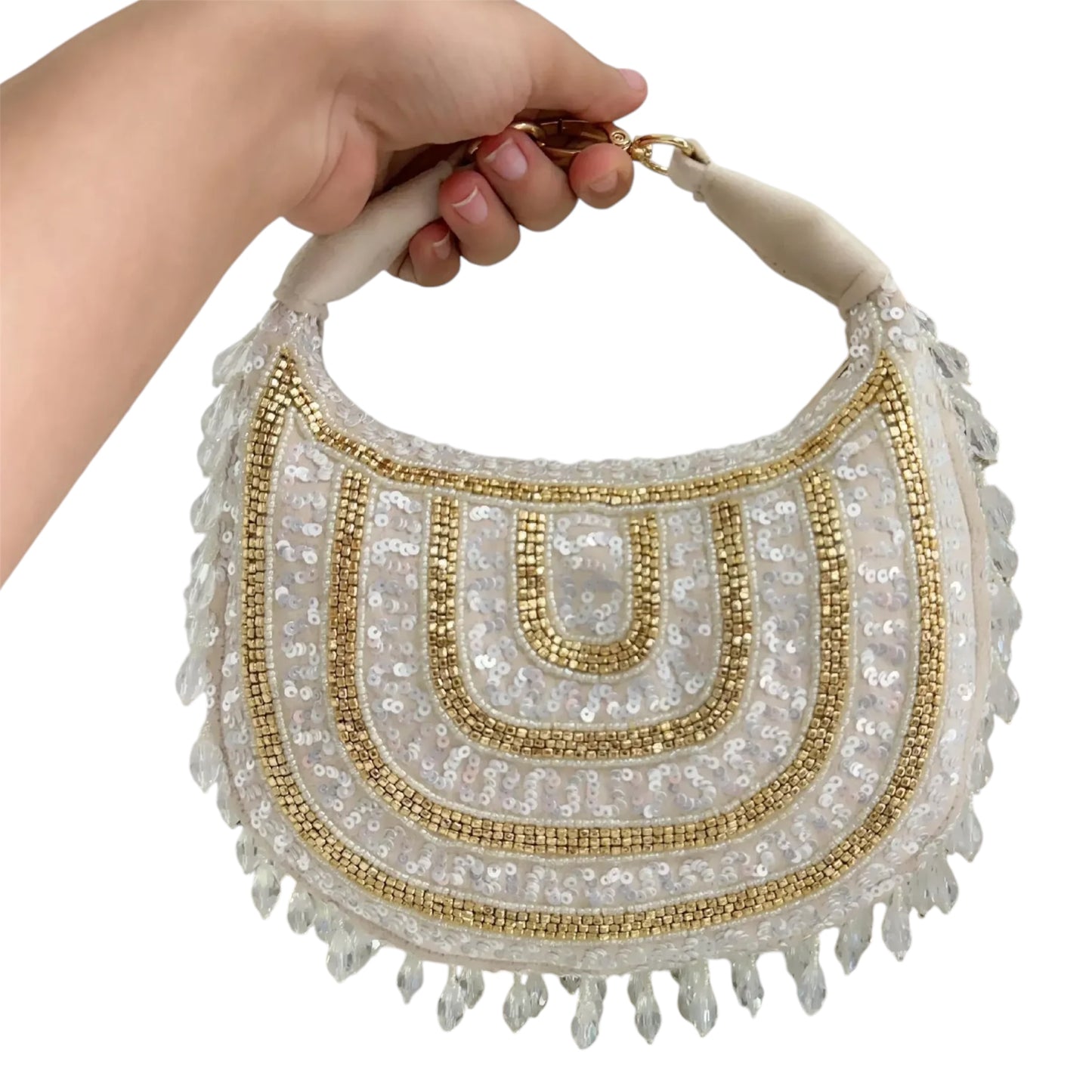 Chand Glam Gold Crystal Bag