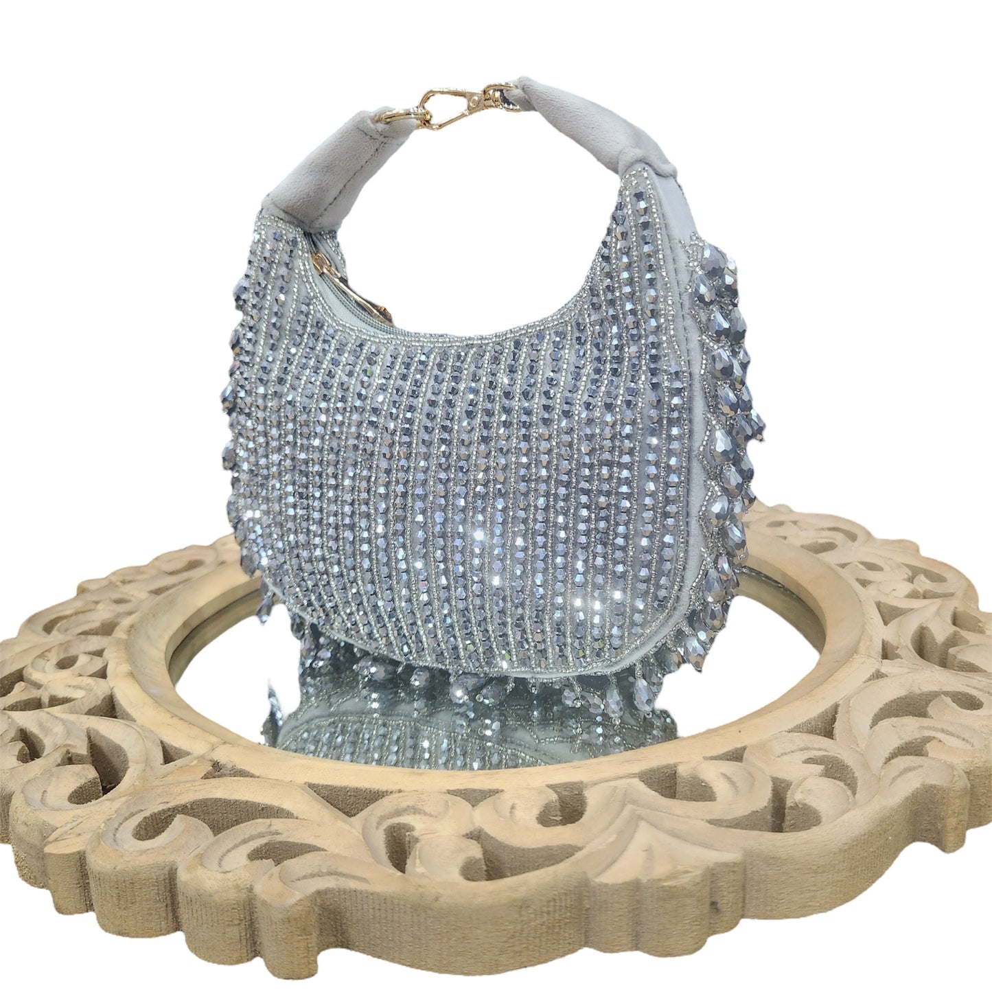 Crysta Grey Moon Bag