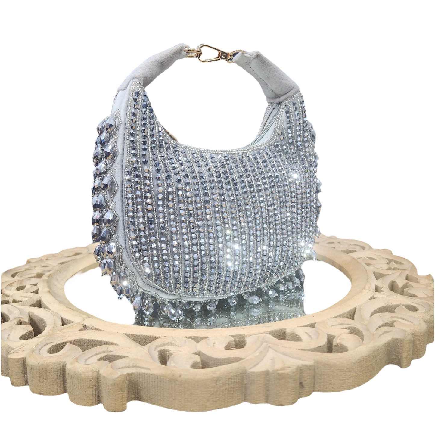 Crysta Grey Moon Bag
