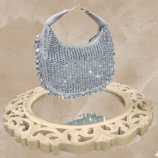 Crysta Grey Moon Bag