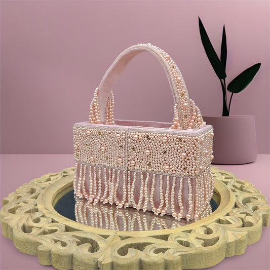 Moti Dhara Pink Bucket Potli