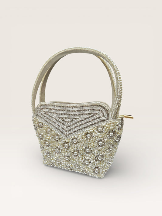 Ivory Tarika Pearl Bag