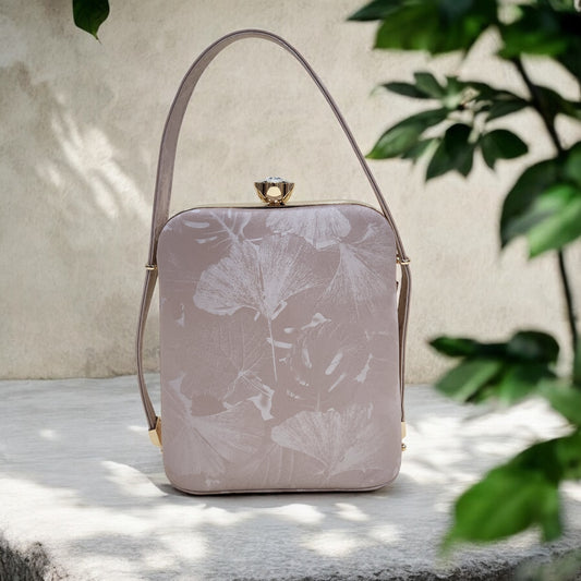 Eden Floral Pink Box Clutch