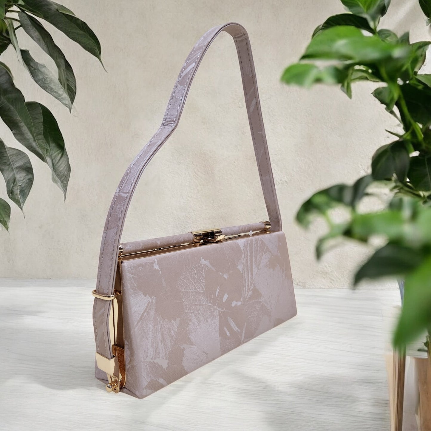 Blossom Floral Pink Box Clutch