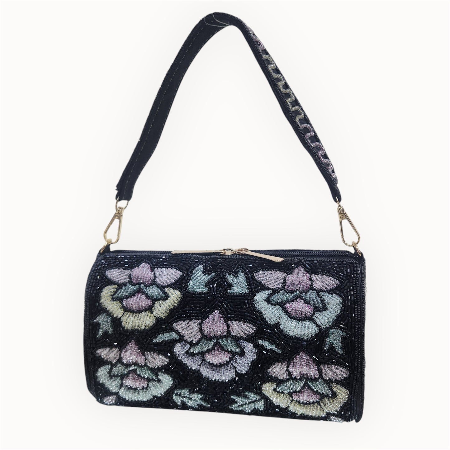 Phoolkari Black Bag