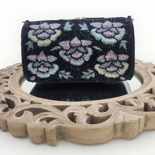 Phoolkari Black Bag