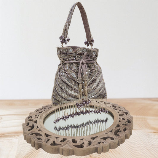 Jugnu Sequin Antique Potli