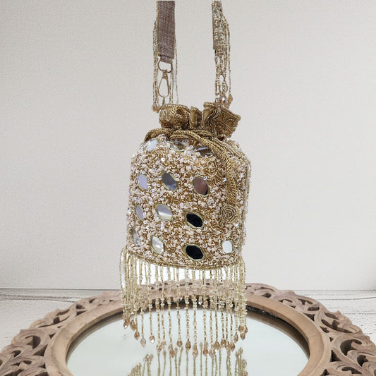 Jhalak Gold Mirror Potli