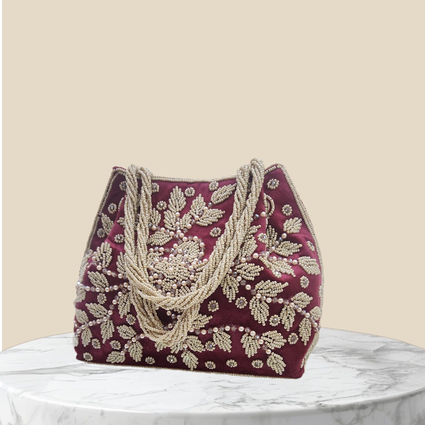Kanaklata Maroon Potli
