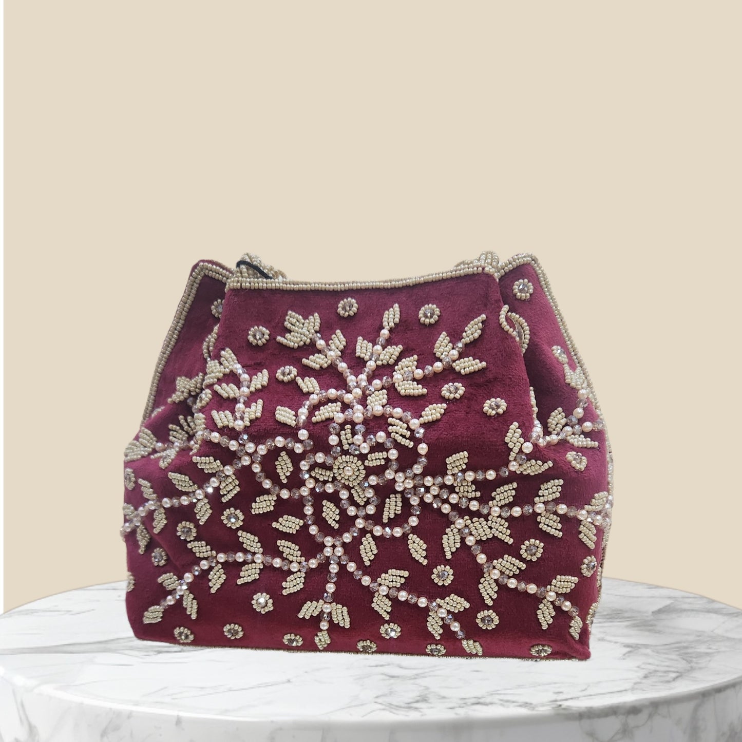 Kanaklata Maroon Potli
