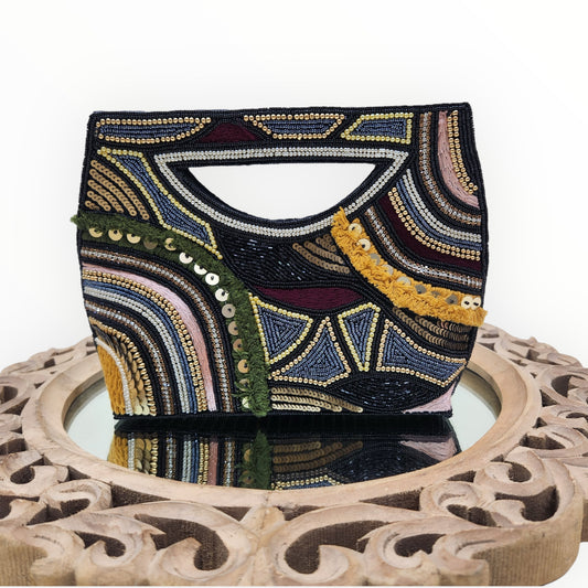 Manmayi Black Rectangle Bag