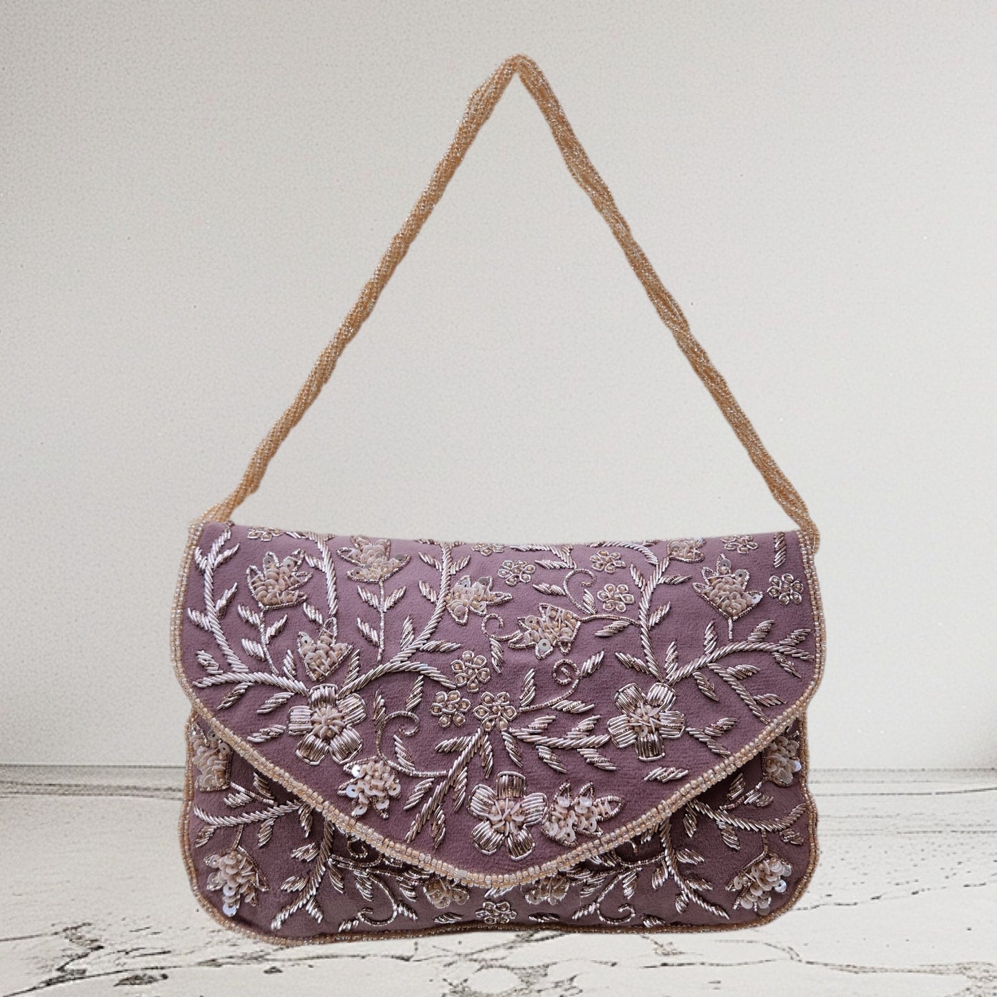 Zaraah Pink Envelope Clutch