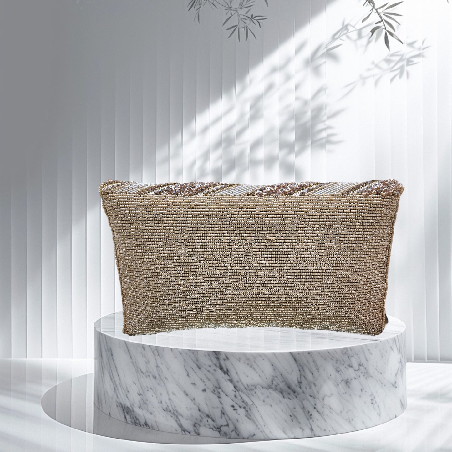 Swarnarekha Gold Envelope Clutch