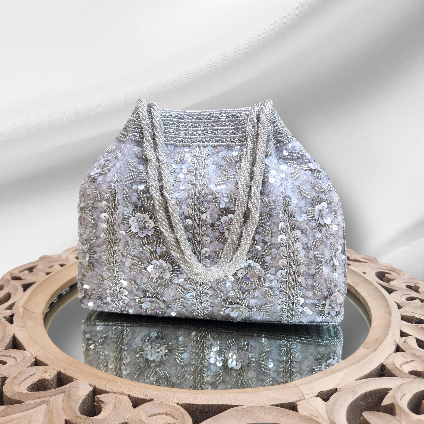 Noorbaug Silver Potli