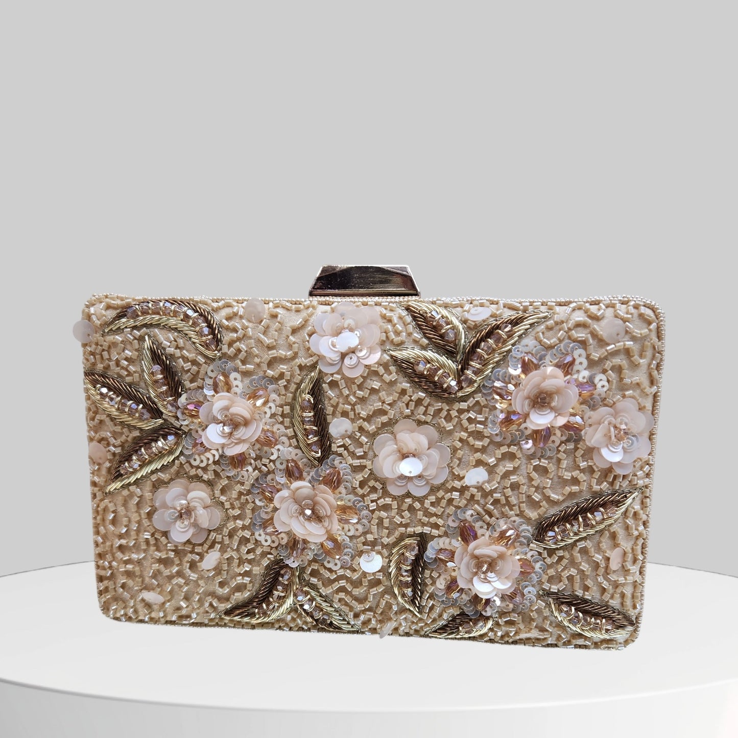 Zarbahaar Gold Box Clutch