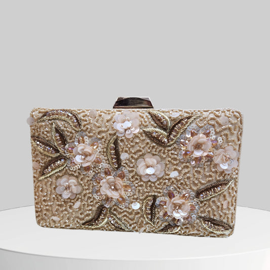 Zarbahaar Gold Box Clutch