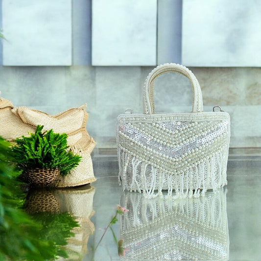 Bijou Bliss Ivory Mini Bag