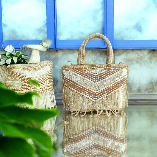 Bijou Bliss Gold Mini Bag