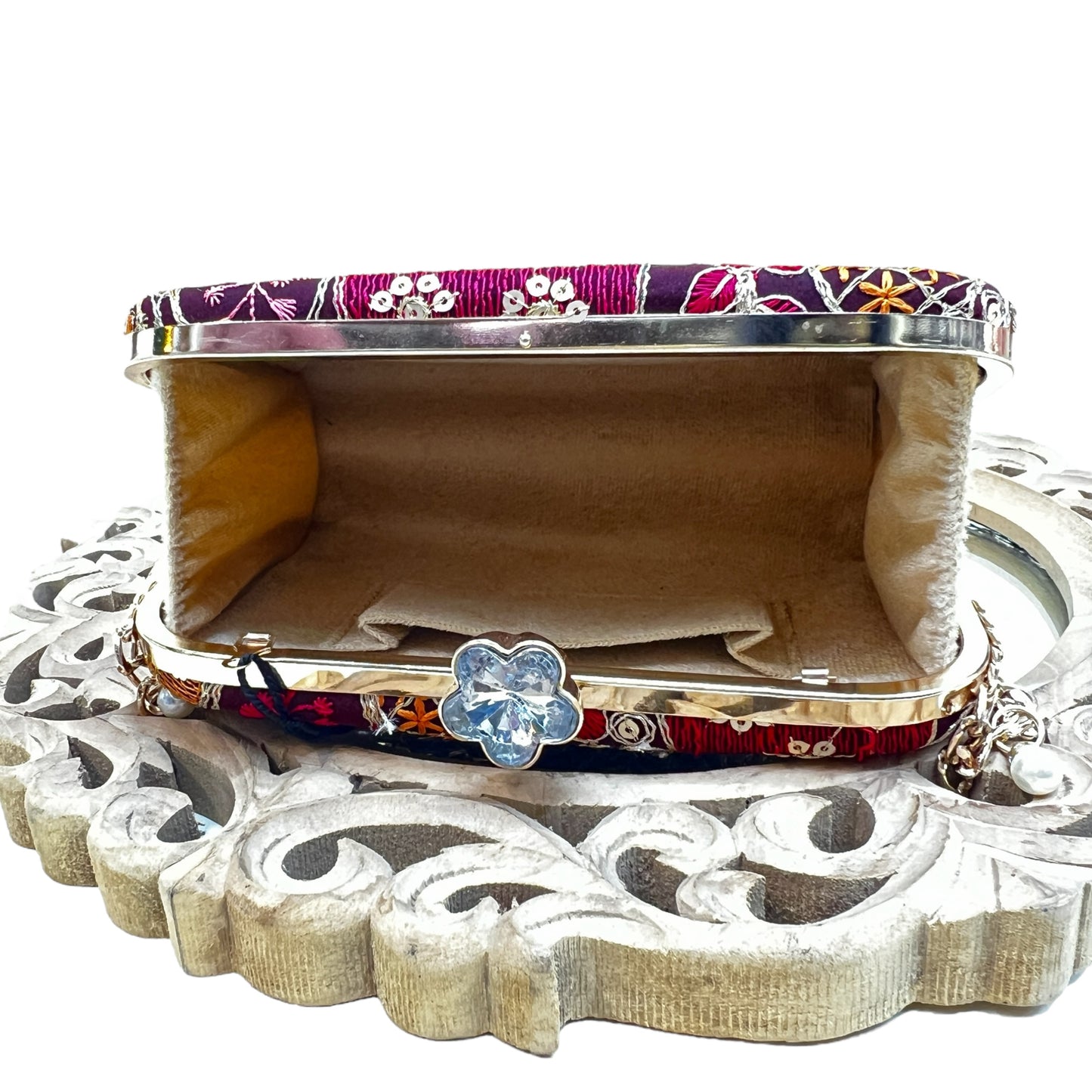 Jashn Wine Box Clutch