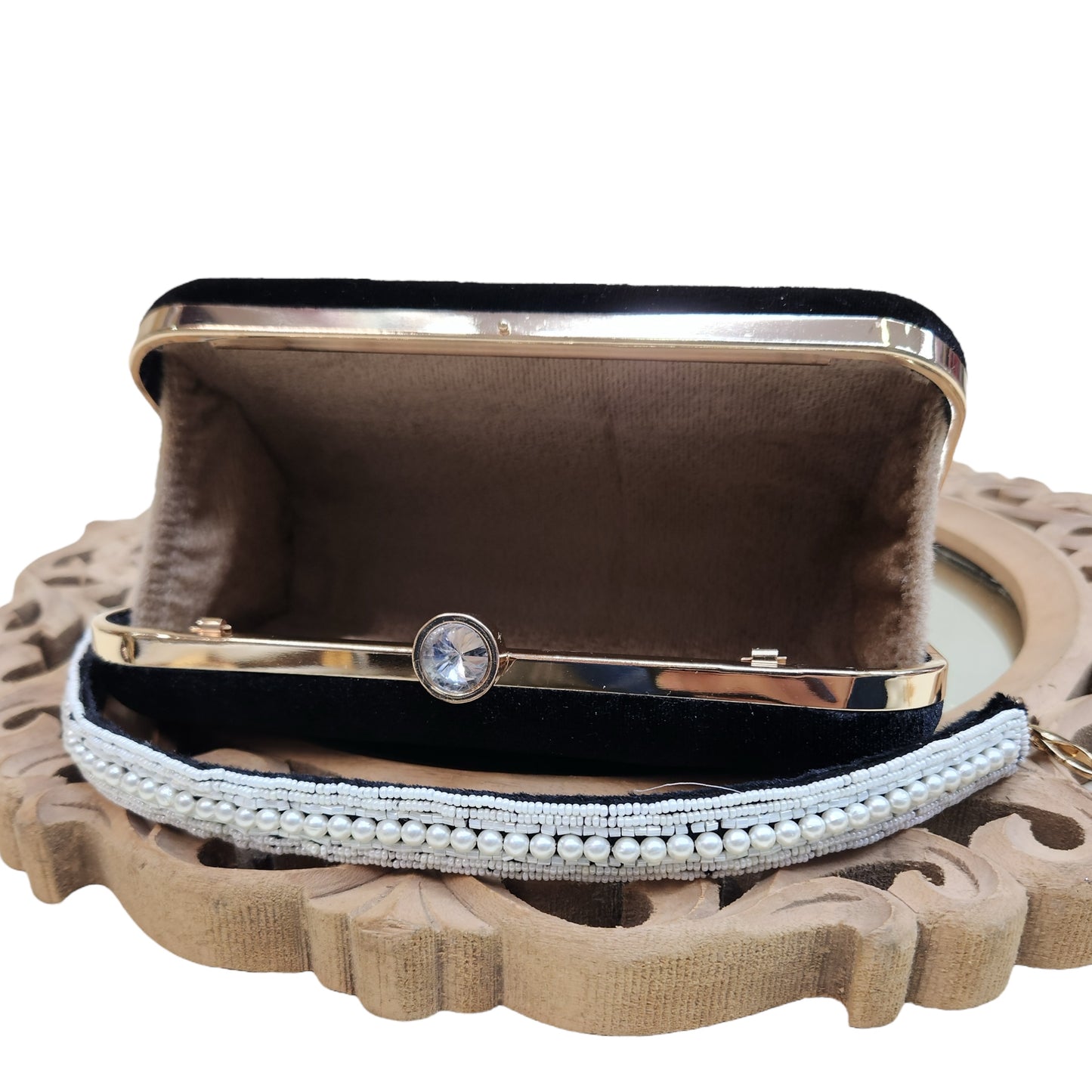 Evil Eye Black Box Clutch