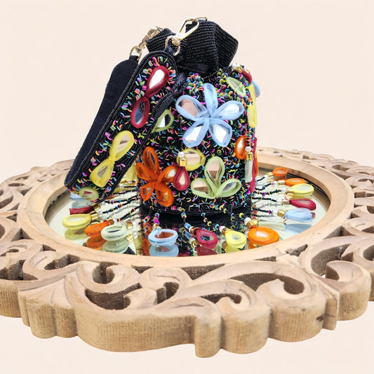 Rang Rasiya Mirror Black Potli