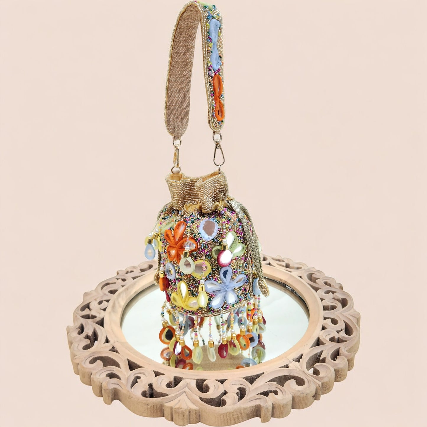 Rang Rasiya Mirror Gold Potli