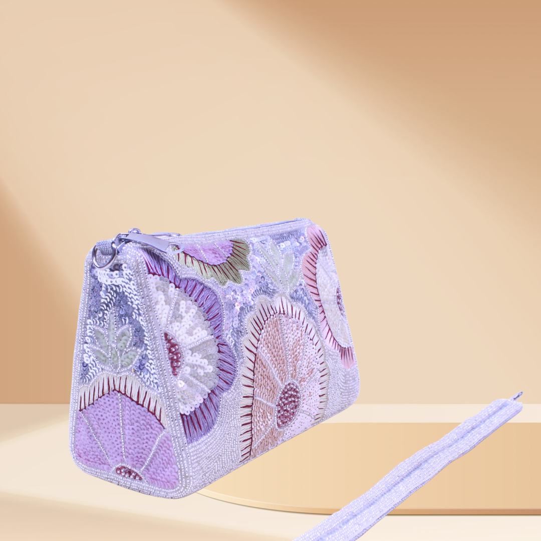 Glow Garden Silver Bag