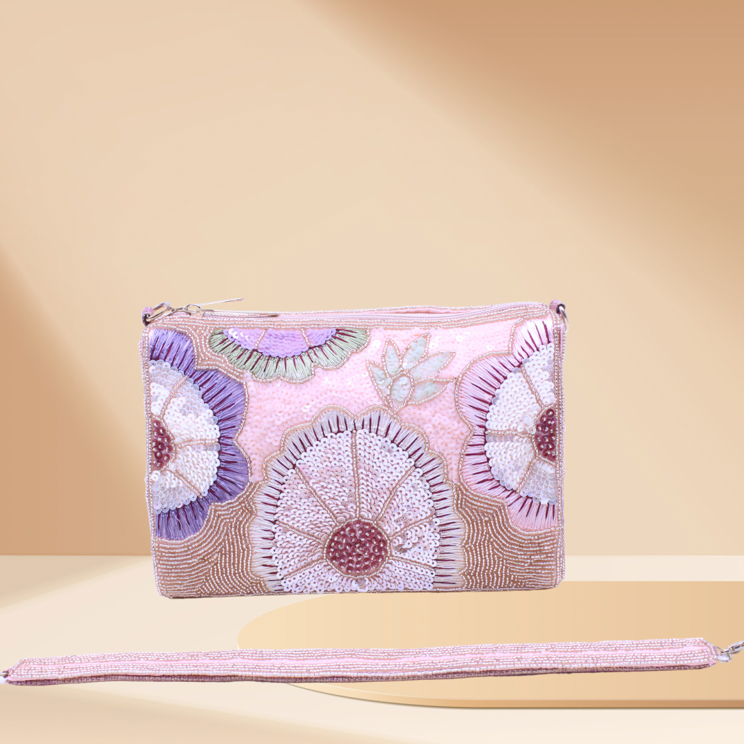 Glow Garden Rose Gold Bag